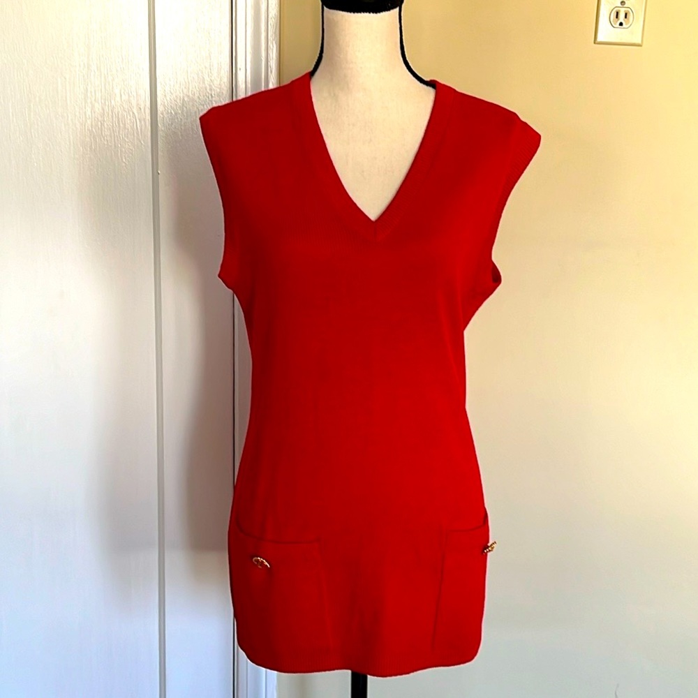 St. John by Marie Gray Knit Vest